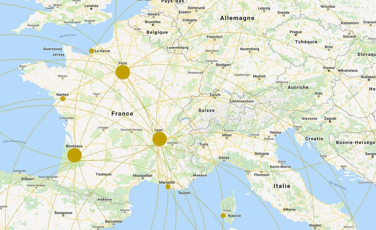 Pons Linea Business 700 agences de voyages d’affaires dont 3 plateaux d’affaires accompagne vos voyageurs à tout instant